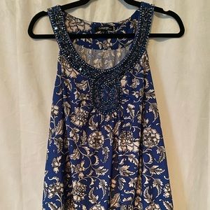 Grecian jewelled tank top